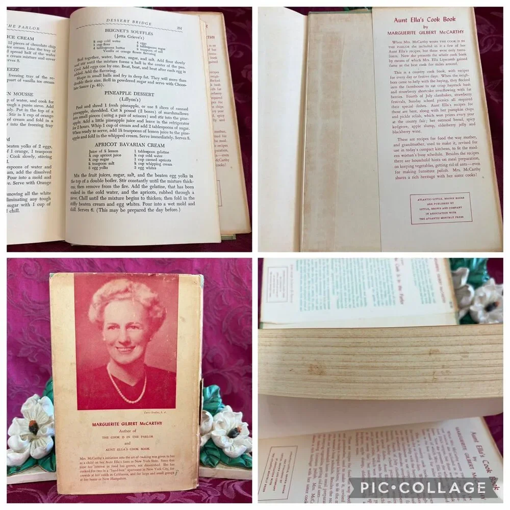 1950 The Cook Is in the Parlor by Marguerite Gilbert McCarthy, Vintage Cookbook